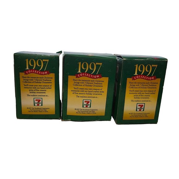 7-Eleven Citgo Traditions Ornaments 1997 Vintage Lot of 3 - Picture 4 of 4